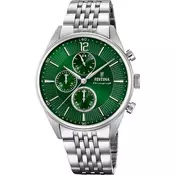 Festina Ura moška Festina F20285/8 Zelena Srebrna