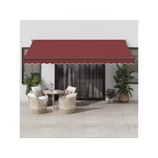 Tenda na automatsko uvlačenje bordo 450 x 300 cm
