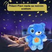 Plišani Plavi meda sa nocnim svetlom