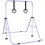 Homestar Gimnastična palica z obroči 148x105x88-128 cm roza