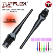Plastične pikado konice BULLS Tufflex 6mm - 2BA (100 kom)