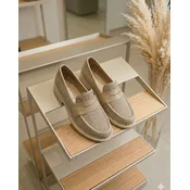 Squareonline Ženske mokasine Soft Beige, Bež