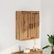 Vidaxl Stenska omarica artisan hrast 69,5x34x90 cm inženirski les