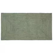 vidaXL Preproge za površine Pravokotna Olivno zelena 60 x 110 cm Juta