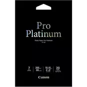 Foto papir Canon Pro Platinum Photo PT101, 10x15, 20 listova 2768B013