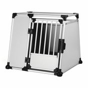 Aluminijasta škatla za prevoz psov - 94x87x93 cm