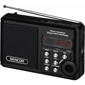 Radio SENCOR SRD 215 B USBMP3 crni