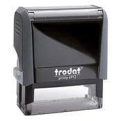 TRODAT Printy 4.0 4912 kućište ekološke crne boje, plavi jastučić s tintom 4912F/K