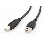 slomart USB 2.0 kabel AM-BM 4,5m, črn