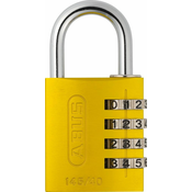 Abus 145/40 obešanka na številke rumena