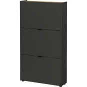 Antracitno siva preklopna omarica za čevlje 71x127x22 cm Ameca – Germania
