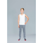 Tomi Boys Tank Top with Wide Straps - White