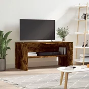 TV ormaric boja dimljenog hrasta 80 x 40 x 40 konstruirano drvo