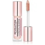 Makeup Revolution Conceal & Define tekoči korektor odtenek C0,5 4 g