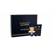 Versace Pour Femme Dylan Blue darilni set parfumska voda 50 ml + mleko za telo 50 ml + gel za prhanje 50 ml za ženske