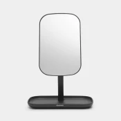 Brabantia ReNew ogledalo s posodico za odlaganje temno siva
