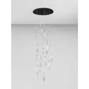 SERIQ LED VISILICA 44W IP20 3000K CRNA/STAKLO TRIAK PRIGUŠLJIVA NL9187007