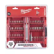MILWAUKEE 56 delni set vijačnih nastavkov SHOCKWAVE Impact Duty (4932430907)