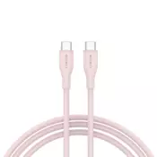 CANYON kabel CC60SC10 C-C 60W 1m Silikonska ružičasta pijeska CNS-CC60SC10PS
