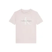 Calvin Klein Jeans Majica pastelno lila / črna / bela