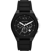 ARMANI EXCHANGE Analogna ura črna/srebrna