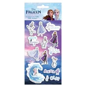 Luna: Ledeno kraljestvo 3D napihnjene nalepke set na listu velikosti 10x22 cm