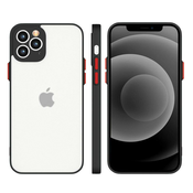 Silikonski fleksibilni ovitek Milky Case za Samsung Galaxy A12 - Črna KP11853