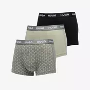Bokserji Hugo Boss Trunk 3-Pack Design Black L