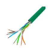 slomart LANBERG LAN UTP KABEL 100MB/S 305M ŽICA CCA ZELENA