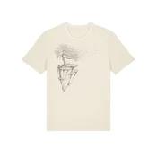 Life-Tree Majica Organic Fairwear Maple Island naravno bela