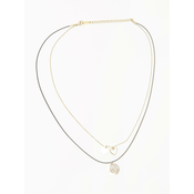 Gold plated necklace Yups dbi0474. R21