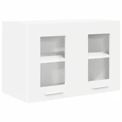 Vidaxl Viseča omarica z vrati Bela 60 x 31 x 40 cm Konstruiran les