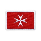 shumee Našitek Malte - civilna zastava - zastava - magnetna podlaga - vezen našitek/značka/emblem