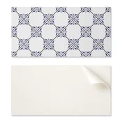 shumee Paket vinilnih ploščic s cvetličnim vzorcem za spalnico 10x40x20 cm