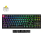 Keychron Keychron K8 QMK Brezžična mehanska tipkovnica (Version 2)/Hot-Swapp/RGB/Super Switch Banana, (5000060447)