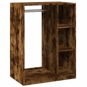 Vidaxl Garderobna omara betonsko siva 77x48x102 cm inženirski les