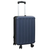 vidaXL Sklopivi kofer Hard Shell 20 Tamno plavi 34x23x55.5 cm ABS