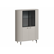 Vitrina Ogden T112 Kašmir, S vratima, 155x113x40cm
