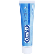 Oral B 1-2-3 zobna pasta s fluoridom Fresh Mint (Anti-Cavity  Whitening  Freshness) 100 ml