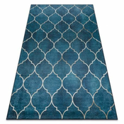 eoshop ANDRE pralna preproga 1181 Maroška mreža proti zdrsu - modra ( - Velikost: 160x220 cm)