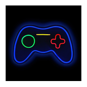 2Kids Toys - LED Neonska stenska dekoracija LED/USB gamepad