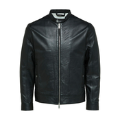 Selected  Usnjene jakne & Sintetične jakne SLHARCHIVE CLASSIC LEATHER  Črna