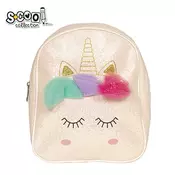 S-COOL Ranac za vrtić- predškolsko Unicorn glitter SC1668