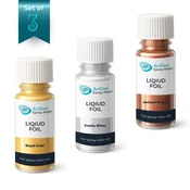 Artline Epoxy Resin Set tekočega kovinskega folijskega premaza, 3 barve, po 15 ml, za epoksi smolo