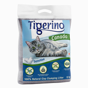 2x 12kg Tigerino Premium pijesak + 100g Purizon Single Meat s piletinom gratis! - Sensitive (bez mirisa)