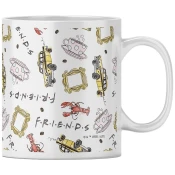 Friends Šolja, Friends, 330 ml - Friends 041 Friends Black mug