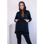 Set with Baggy trousers dark blue