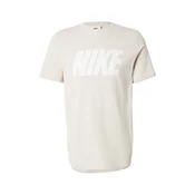Nike Sportswear Majica Club pesek / bela