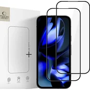 Zaštitno staklo TECH-PROTECT GLASS FIT+ KOMPLET 2 KOMADA TVRDIH ZAŠTITNIH STAKALA ZA GOOGLE PIXEL 9A / 10A, CRNI