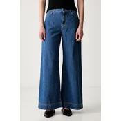 Weekend Max Mara Jeans hlače Vega 2625186021 Modra Wide Leg